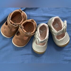 Stride Rite baby girl Size 4 Shoe Bundle